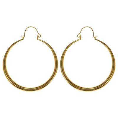 Brass hoop affordable cute elegant classic 