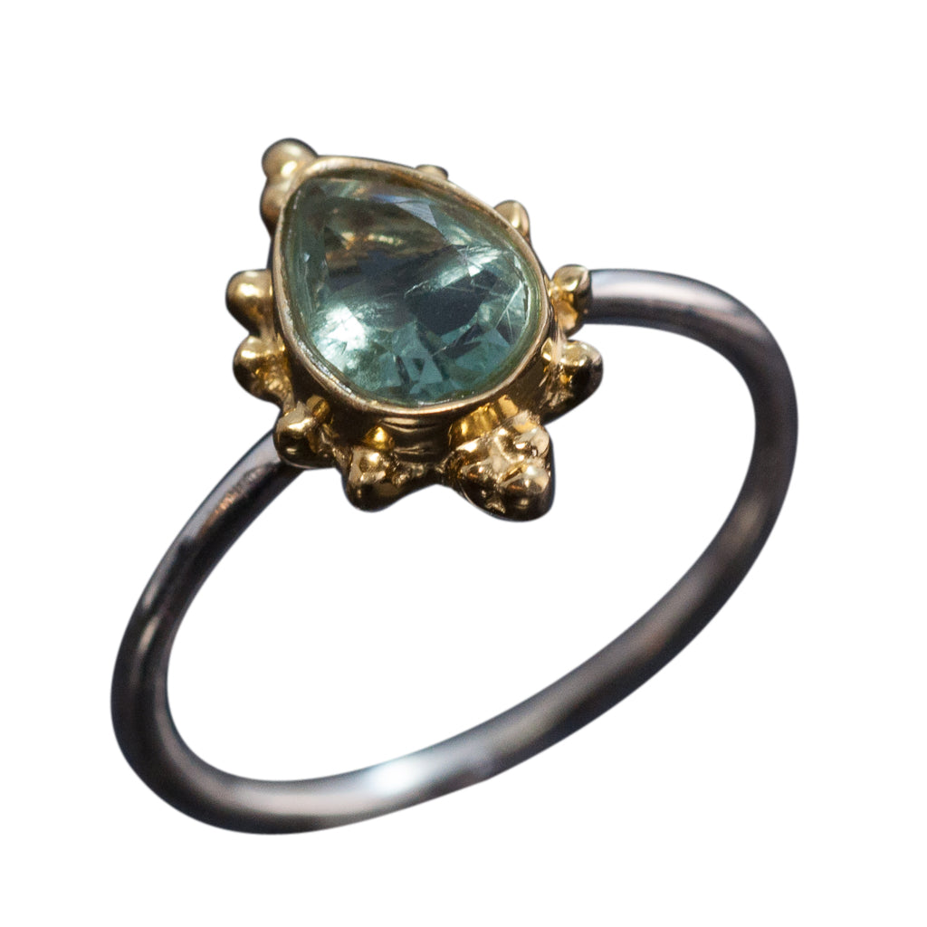 Apatite Ring Stone Cher Affordable Cute Trendy Stackable Trendy Boho Style Stunning 