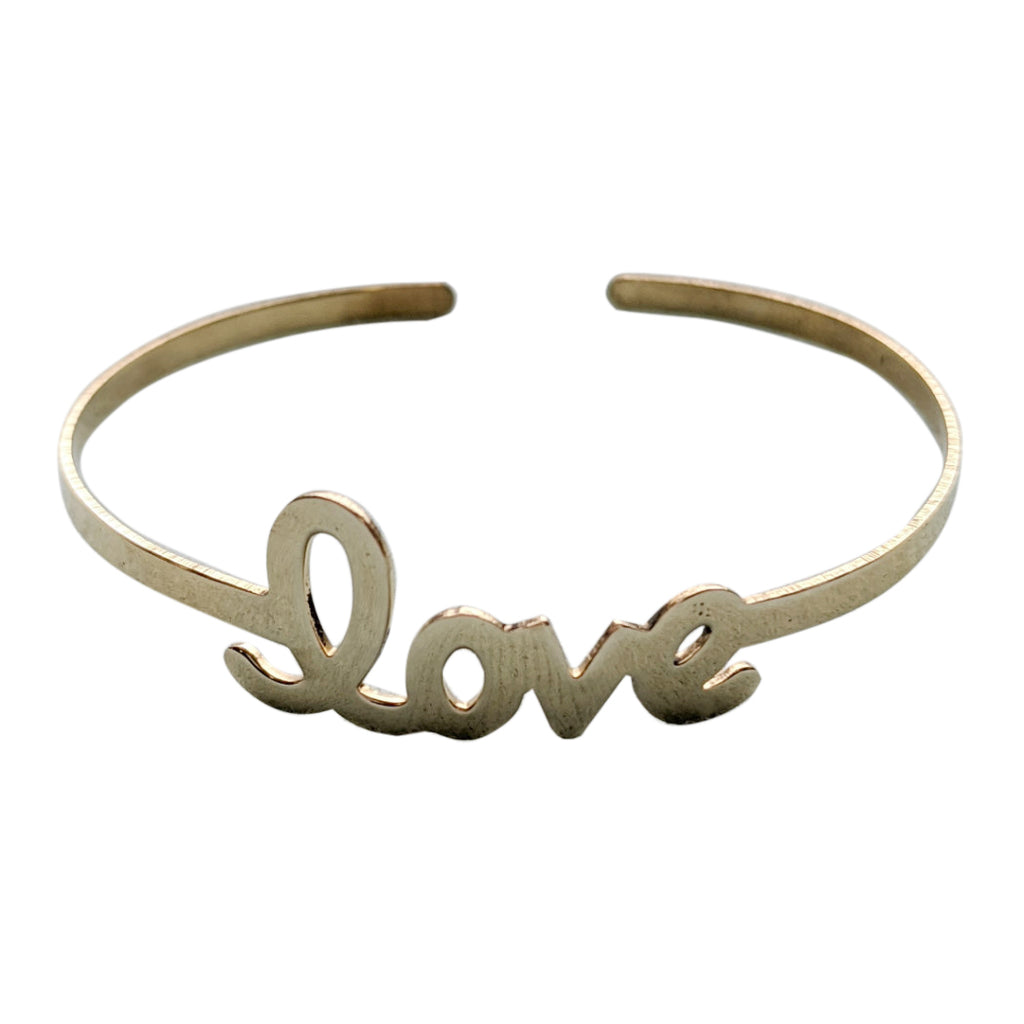 Love Brass Bracelet