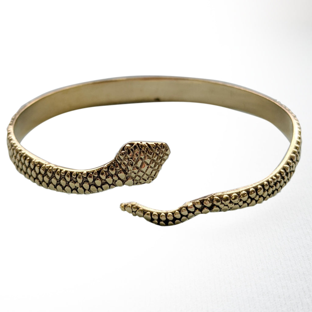 Snake Brass Bracelet