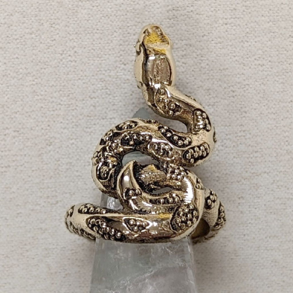 Water Snake Brass Ring