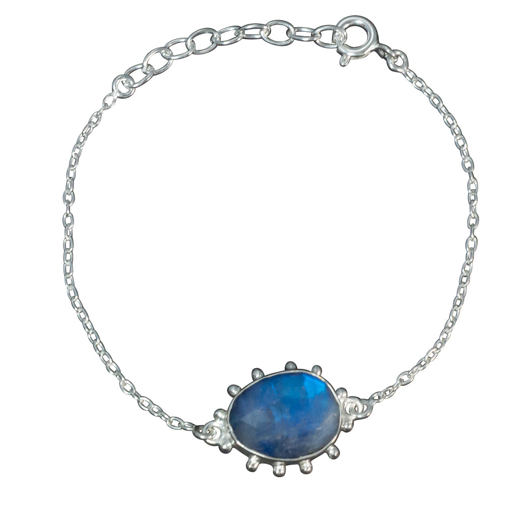 Peacock egg bracelet silver electric rainbow bracelet chain affordable 