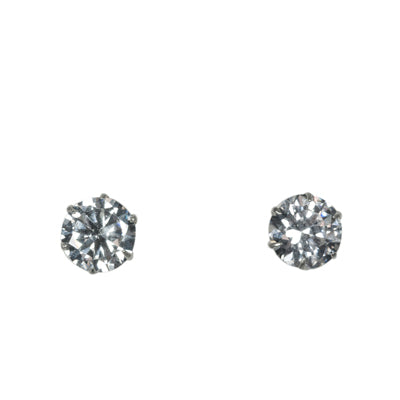 Cubic Zirconia post earring sparkle affordable cute
