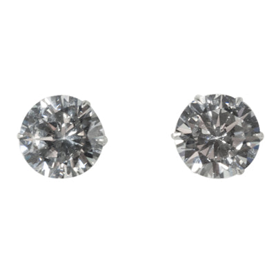 Cubic Zirconia post earring sparkle affordable 