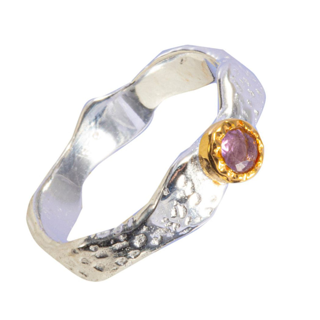 Besitos Two-Tone Vermeil & Sterling Ring