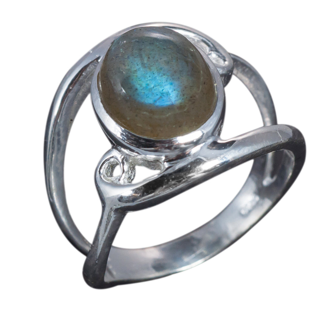 labradortie silver stone ring affordable