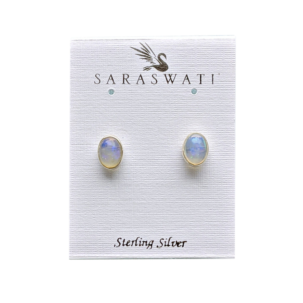 Opal Post Earring